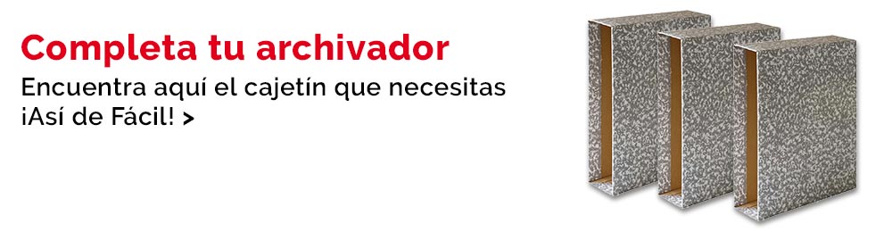 Completa tu archivador