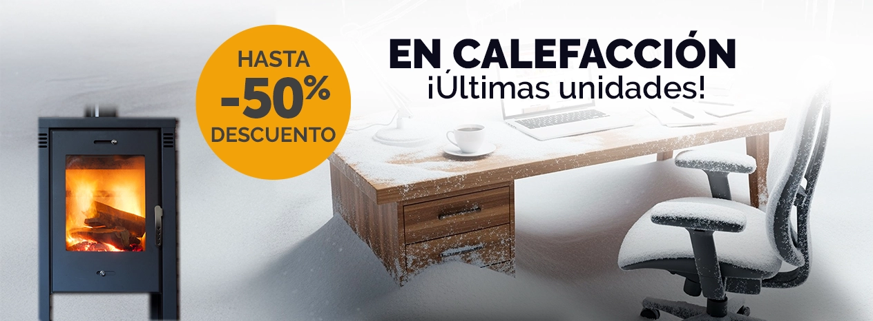 ¡Hasta -50% de descuento en Calefacción!
