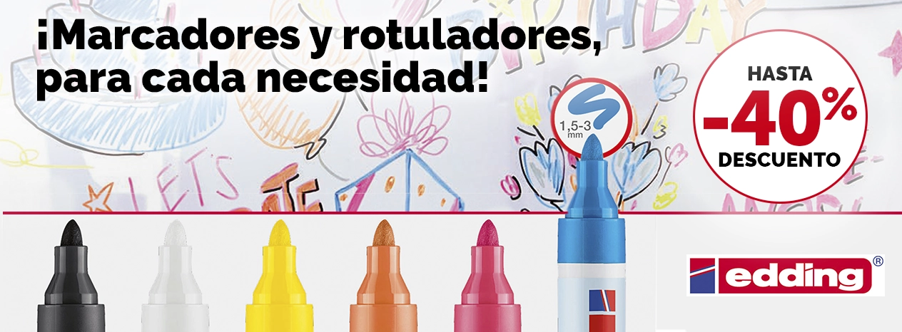 ¡Marcadores y rotuladores, para cada necesidad!