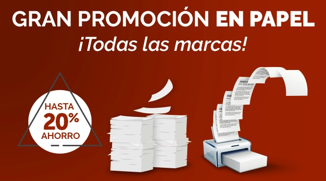 GRAN PROMOCIÓN DE PAPEL