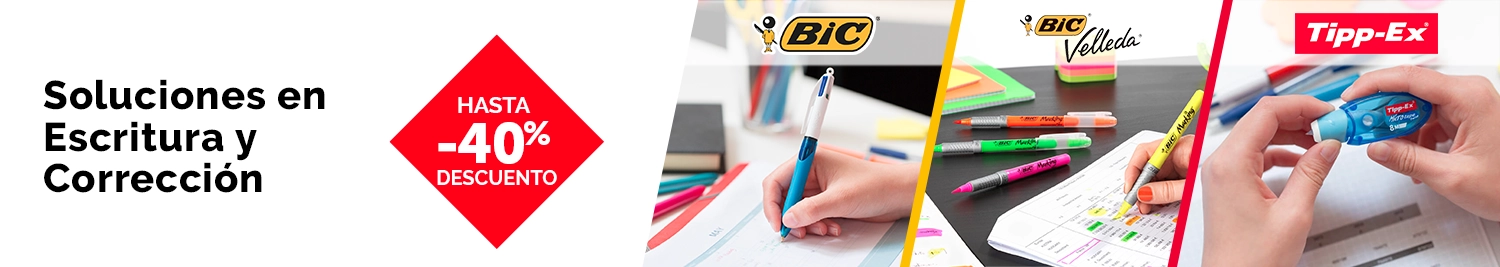 Promoción Bic, Tipp-ex y Velleda