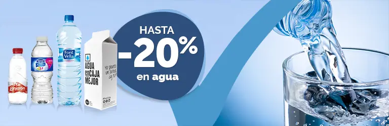 Las mejores marcas de agua ¡al mejor precio!