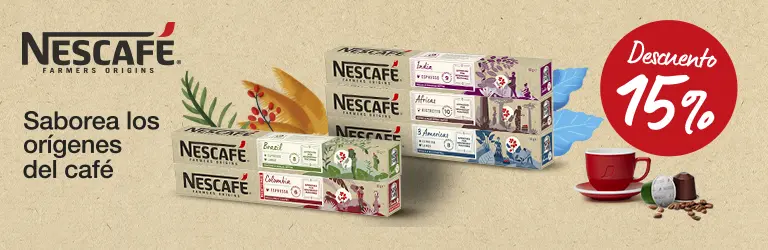 Cápsulas Nescafé ¡Compatibles con Nespresso!
