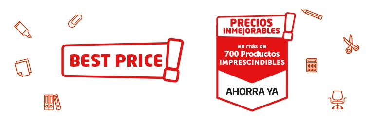 ¡Ahorra hasta -50% en Productos Imprescindibles para tu oficina!