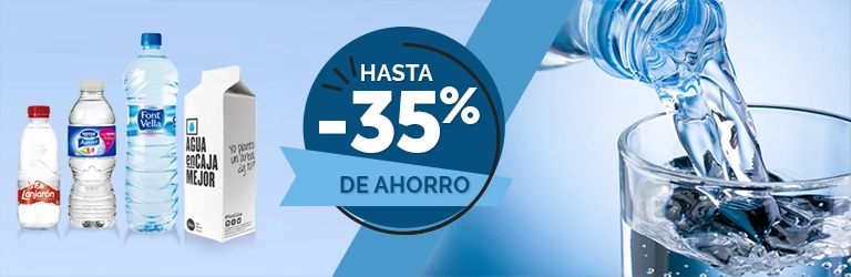 Las mejores marcas de agua ¡al mejor precio!