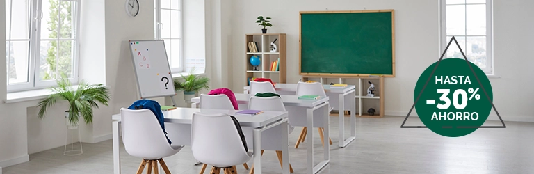 Mobiliario y complementos para espacios de formación