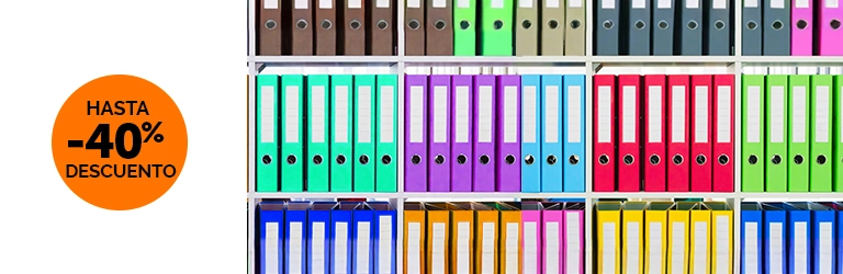 Archivadores, carpetas, clasificadores…