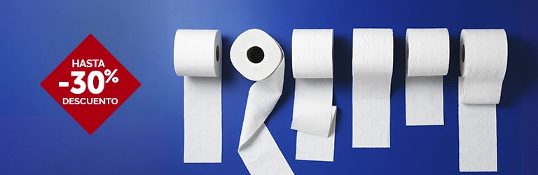 Papel Higiénico y Dispensadores con grandes descuentos