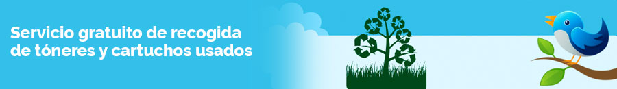 Servicio gratuito de recogida de tÃ³neres y cartuchos usados