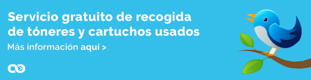 Servicio gratuito de recogida de tóneres y cartuchos usados