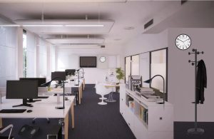 Lámpara de escritorio para oficina multipuestos